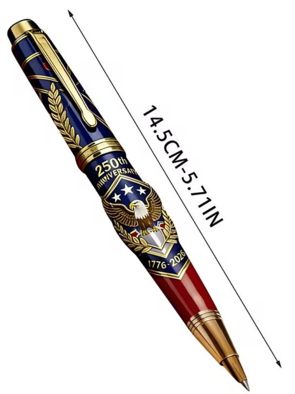 NIB! United States 250Th Anniversary Commemorative Ballpoint Pen - Picture 6 of 9